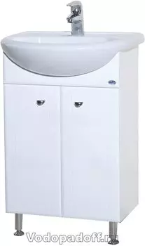 Тумба с раковиной Bellezza Уют 45 белая