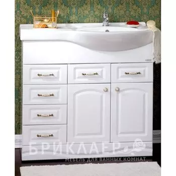 Тумба с раковиной Бриклаер Анна 90 правая