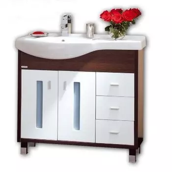 Тумба с раковиной Бриклаер Бали 90 правая