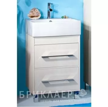 Тумба с раковиной Бриклаер Чили 55, светлая лиственница