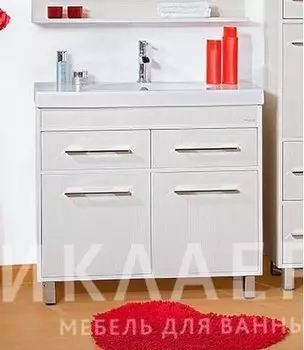 Тумба с раковиной Бриклаер Чили 90 светлая лиственница