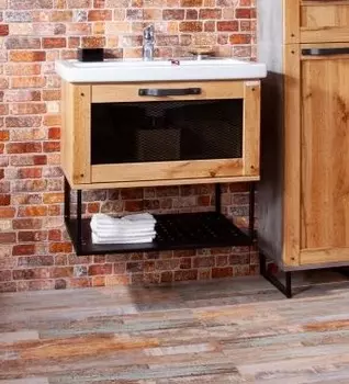 Тумба с раковиной Бриклаер Лофт 70 подвесная