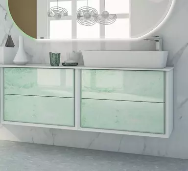 Тумба с раковиной Cezares Bellagio 140 Green Stone