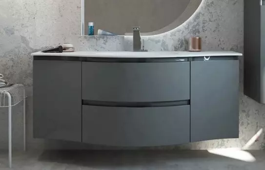 Тумба с раковиной Cezares Vague 138 Antacite