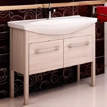 Тумба с раковиной EcoGreen Эллис 105, дуб