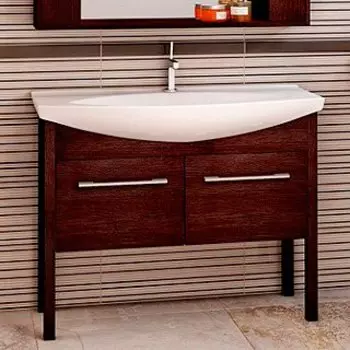 Тумба с раковиной EcoGreen Эллис 105, венге