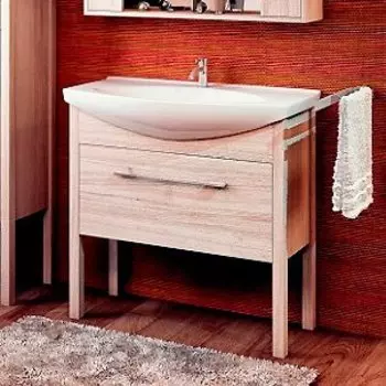 Тумба с раковиной EcoGreen Эллис 85, дуб