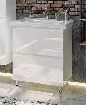 Тумба с раковиной Francesca Bianco 65 напольная