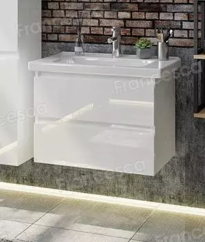 Тумба с раковиной Francesca Bianco 65 подвесная