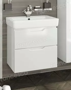 Тумба с раковиной Francesca Duo Plus 60 подвесная