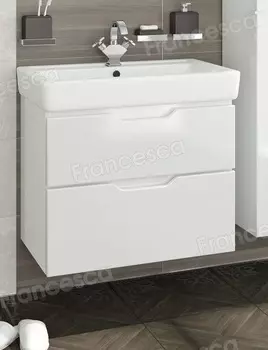 Тумба с раковиной Francesca Duo Plus 80 подвесная