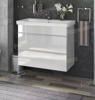 Тумба с раковиной Francesca Форест 80 подвесная