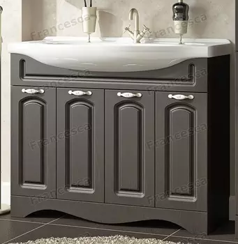 Тумба с раковиной Francesca Империя 100 венге (4 двери, ум. Эльбрус 100)