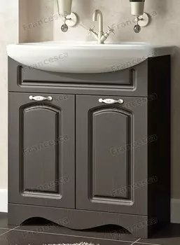 Тумба с раковиной Francesca Империя 70 венге (2 двери, ум. Балтика 70)