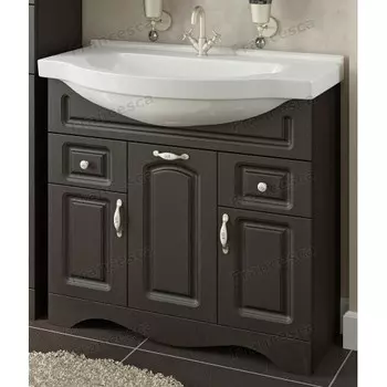 Тумба с раковиной Francesca Империя 90-2 венге (2ящ+3дв., ум. Эльбрус 90)