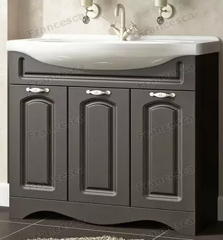 Тумба с раковиной Francesca Империя 90 венге (3 двери, ум. Эльбрус 90)