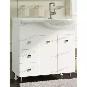 Тумба с раковиной Francesca Катрин 82 (чаша справа)