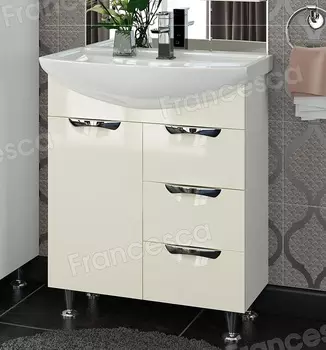 Тумба с раковиной Francesca Виктория 70 бежевый