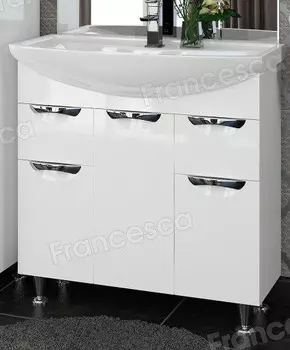 Тумба с раковиной Francesca Виктория 80 белый