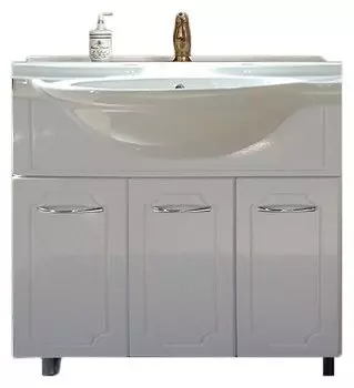 Тумба с раковиной Grace Ианта 75 белый глянец