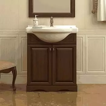 Тумба с раковиной Grace Юмелия 75 орех