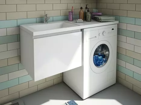 Тумба с раковиной Эстет Dallas Luxe 140 подвесная, 1 ящик, белый