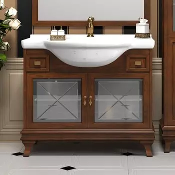 Тумба с раковиной Opadiris Борджи 105 светлый орех