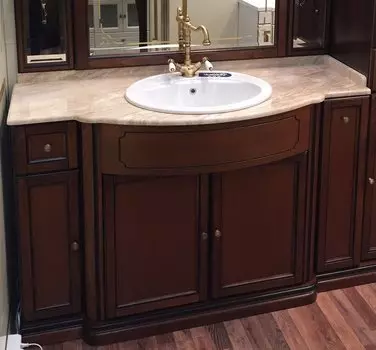 Тумба с раковиной Opadiris Корсо-оро №7, коричневый