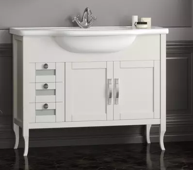 Тумба с раковиной Opadiris Мираж 100 слоновая кость