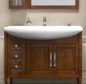 Тумба с раковиной Opadiris Мираж 100 светлый орех