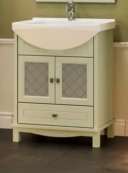 Тумба с раковиной Opadiris Омега 65, салатовый