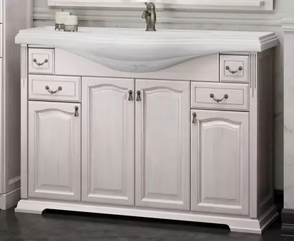 Тумба с раковиной Opadiris Риспекто 120 беленый бук