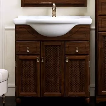 Тумба с раковиной Opadiris Тибет 70 орех антикварный