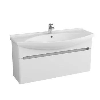 Тумба с раковиной Owl 1975 Lagerta 105 1 ящик, белая