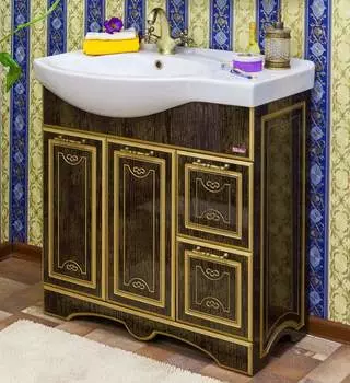 Тумба с раковиной Sanflor Адель 82, венге