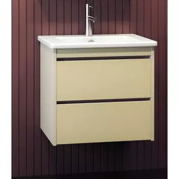 Тумба с раковиной Smile Фреш 60, бежевый