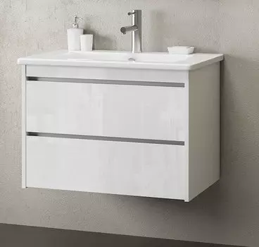 Тумба с раковиной Smile Фреш 80, белый