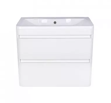 Тумба с раковиной Style Line Атлантика 60 Люкс Plus подвесная белый антискрейч