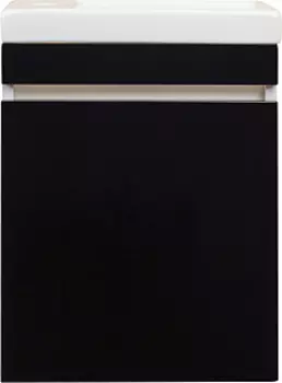 Тумба с раковиной Style Line Compact 40 Люкс, черный