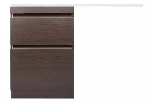 Тумба с раковиной Style Line Даллас 120 Люкс Plus напольная, коричневый