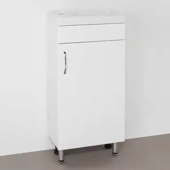 Тумба с раковиной Style Line Эко Стандарт №1 40 белый