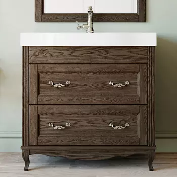 Тумба с раковиной ValenHouse Лиора 90 кальяри, фурнитура хром