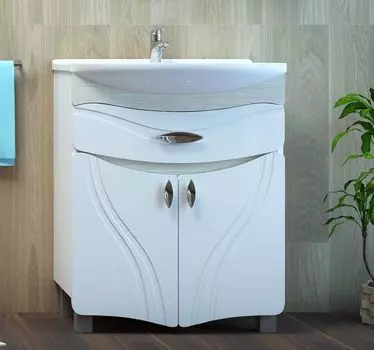 Тумба с раковиной Velvex Belvento Apelsin 65