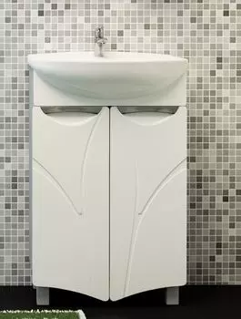 Тумба с раковиной Velvex Belvento Fly 50