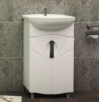 Тумба с раковиной Velvex Belvento Fly 55