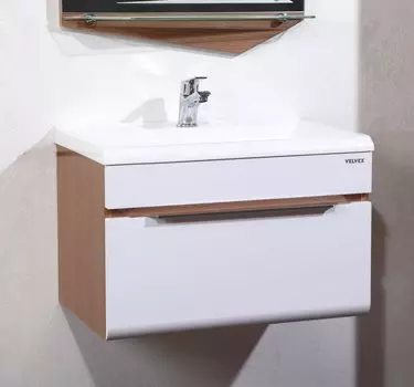 Тумба с раковиной Velvex Cub 60