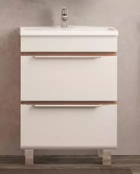 Тумба с раковиной Velvex Cub 60 напольная