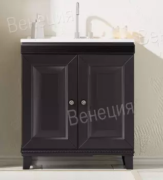 Тумба с раковиной Венеция Прованс 80 графит