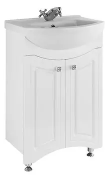 Тумба с раковиной Vod-Ok Адам 55 белая