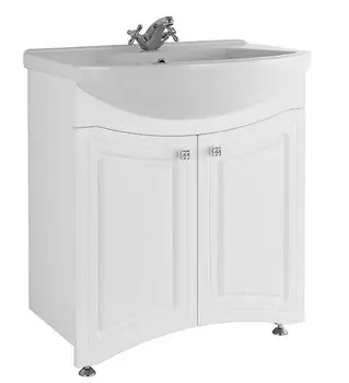 Тумба с раковиной Vod-Ok Адам 75 белая